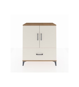 Hyperion Şifonyer 2 Raflı Tek Çekmeceli 2 Kapaklı 88x44x106 Çam-Aytaşı