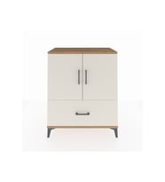 Hyperion Şifonyer 2 Raflı Tek Çekmeceli 2 Kapaklı 88x44x106 Çam-Aytaşı
