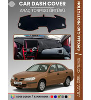 NİSSAN ALMERA EKRANLI (2000-2006) Torpido Örtüsü Premium Torpido Koruma Araca Özel UV Koruma