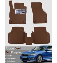 BMW 1 SERİSİ F20 (2017) Uyumlu EVA Paspas Tam Set–Araca Özel,Su Geçirmez,Kolay Montaj
