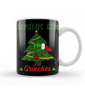 Drink Up Grinches Kupa Bardak Porselen