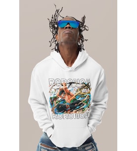 Roronoa Zoro Baskılı Unisex Oversize One Piece Anime Karakter Hoodie