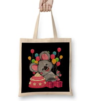Balloon Funny Koala Kids Birthday Koala Masque Bez Çanta Uzun Saplı