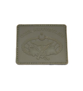 Single Sword Özel Kuvvetler Plastik Patch - Peç HAKİ