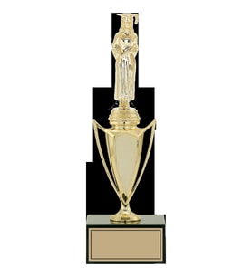 ODAK KUPA - Figürlü Kupalar - Mezuniyet Kadın Figürlü Kupalar FG-039 C - 31 cm