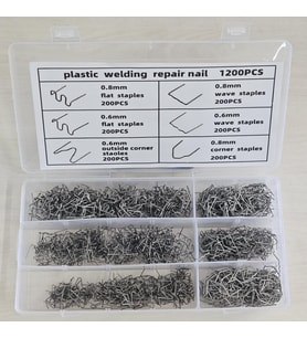 PLASTİK ZIMBA TAMİR TELİ 1200 ADET 6 ÇEŞİT 200 PARÇA