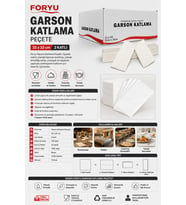 Foryu Garson Katlama Peçete 33x33-12x100 2 Katlı