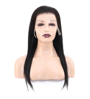 Front Lace Gerçek Tül Peruk Düz - Doğal - 55-60cm