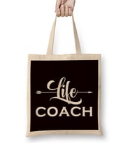 Life Coach Mentor Trainer Mindset Coaching Influencer Blog Bez Çanta Uzun Saplı