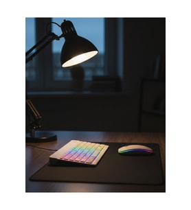 Kablosuz Aydınlatmalı Klavye Mouse Seti Türkçe Q Düzeni ile Konforlu Kullanım