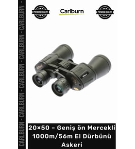 #Dürbün Profesyonel Gözlem 20×50 – Geniş ön Mercekli – 1000m56m El Dürbünü – Askeri