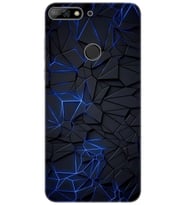 Huawei Y7 2018 (LDN-L01) Uyumlu Kılıf Desen Baskılı Silikon Karmaşık Design STK:1874
