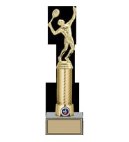 ODAK KUPA - Figürlü Kupalar - Tenis Erkek Figürlü Kupalar FG-008 B - 33 cm