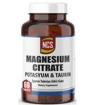 Magnezyum Sitrat 4 Lü Form 60 Tablet (POTASYUM KALİUM) & Vitamin B6 Magnesium Citrate Taurin