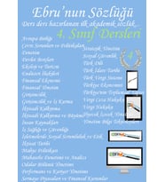 Ebru’nun Sözlüğü-AÖF 4  Sınıf Dersleri E- Sözlük