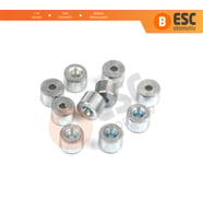BCR004 Cam Kriko Kablo Halat Uç Pimi Tutma Perçini 5.5x4/1.7 mm 100 Adet