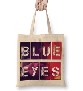 Blue Eyes Bez Çanta Uzun Saplı