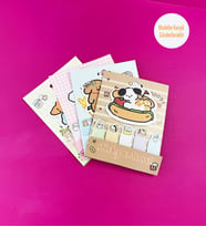 Sevimli Köpek Tasarımlı Post-it