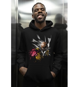 Özel Tasarım One Punch Man Baskılı Unisex Oversize Anime Karakter Hoodie