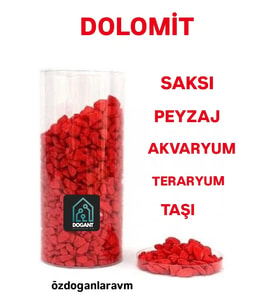 Kırmızı Dolomit Taşı  2 Kg