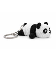 Sevimli Panda Anahtarlık Figürü Hareketli Eklemli Tasarım Dekoratif Masa Süsü Çanta Aksesuarı