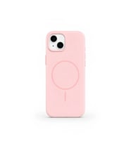 iPhone 15 Mag Core Akıllı MagSafe Animasyonlu Silikon Kılıf Açık Pembe