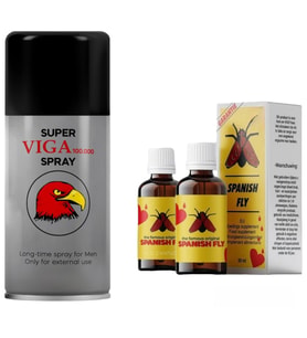 Viga 100000 GECİKTİRİCİ SPREY + 2 KUTU SPANİSH FLY BAYAN UYARICI(AZDIRICI) DAMLA