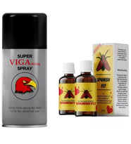 Viga 100000 GECİKTİRİCİ SPREY + 2 KUTU SPANİSH FLY BAYAN UYARICI(AZDIRICI) DAMLA