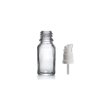 10ml şeffaf cam serum pompalı şişe, 24 adet, pompalı şişe, medikal şişe, cam şişe,