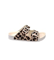 Kindep Fly Soft Çift Tokalı Günlük Terlik LEOPAR