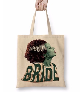 Bride Of Frankenstein The Blushing Bride Bez Çanta Uzun Saplı