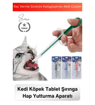 #EvcilHayvan Petshop Kedi Köpek Tablet Şırınga Hap Yutturma Aparatı Evcil Hayvan İlaç Verme Enjektör
