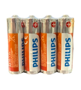 Philips Çinko AA Kalem Pil 1.5V 4lü R6L4F