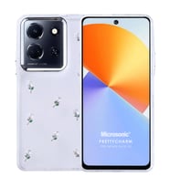 Microsonic Infinix Note 30 Kılıf PrettyCharm Tulip (Yeşil)
