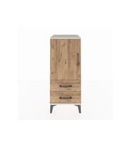 Hyperion Komodin 2 Raflı 2 Çekmeceli Tek Kapaklı 44x44x106 Aytaşı-Çam