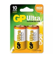 GP 13AU-2U2 Ultra Alkalin (D) Kalın 2 Li