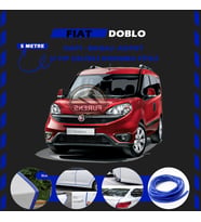 Fiat Doblo Oto Araç Kapı Koruma Fitili 5metre Parlak Mavi Renk