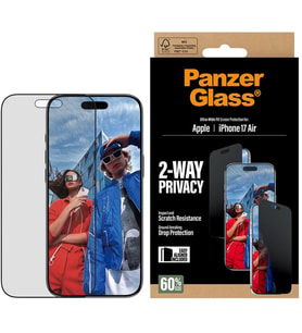 PanzerGlass iPhone 17 Air UWF Hayalet Cam Ekran Koruyucu (Hizalama Aparatlı)