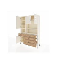 Hyperion Dolap 9 Raflı 4 Çekmeceli 4 Kapaklı 132x44x195 Aytaşı-Aytaşı/Çam