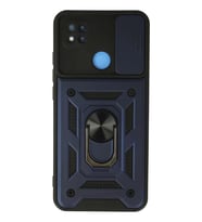 Redmi 9C Kılıf Pars Lens Yüzüklü Silikon - Lacivert