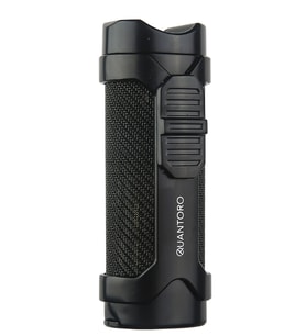 Quantoro 3 Torch Pürmüz Delicili Siyah Metal Puro Çakmağı - TRZ1154