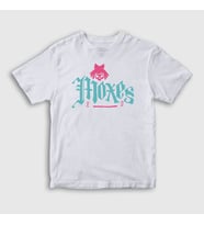 Presmono Unisex Çocuk Beyaz Logo Moxes Oyun 2077 Cyberpunk T-Shirt 528101tt (Beyaz)