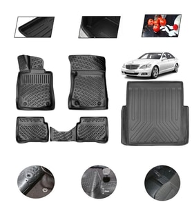 Mercedes S Serisi W221 2007 Model 4D Bagaj Paspas Set