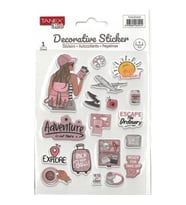 TANEX KIDS TNX-25420 DEKORATİF ETİKETLER - PUFFY TATİL SERİSİ STICKER