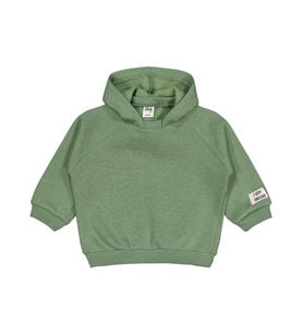 Civil Baby Keep Smiling Etiketli Basic 6-18 Ay Sweatshirt - Kahverengi (Asker Yeşili)