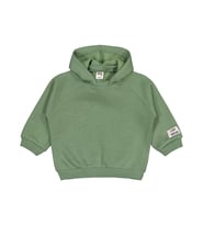 Civil Baby Keep Smiling Etiketli Basic 6-18 Ay Sweatshirt - Kahverengi (Asker Yeşili)