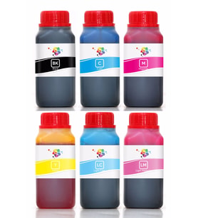 Qc HP Photosmart C5140 Yazıcı Uyumlu Kartuş Mürekkebi PRO Serisi 250ml PRO Set 6 Renk