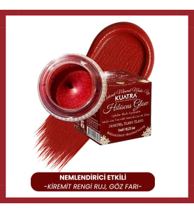 KUATRA Hibiscus Glow Kiremit Rengi Balm Ruj Allık Göz Farı