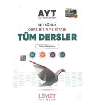 Limit AYT Eşit Ağırlık Tüm Dersler Ders Bitirme Kitabı