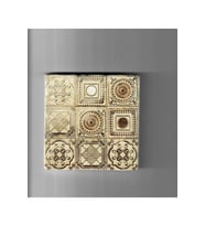 Doğal Taşlı Dekoratif Banyo Gider Kapağı Süsü 10x10 cm